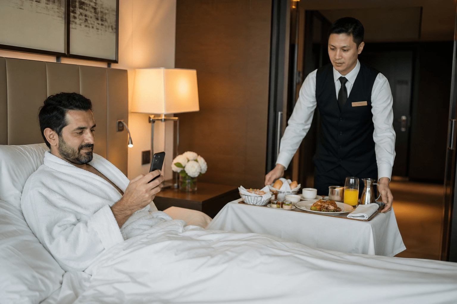 Заказы услуг и room service