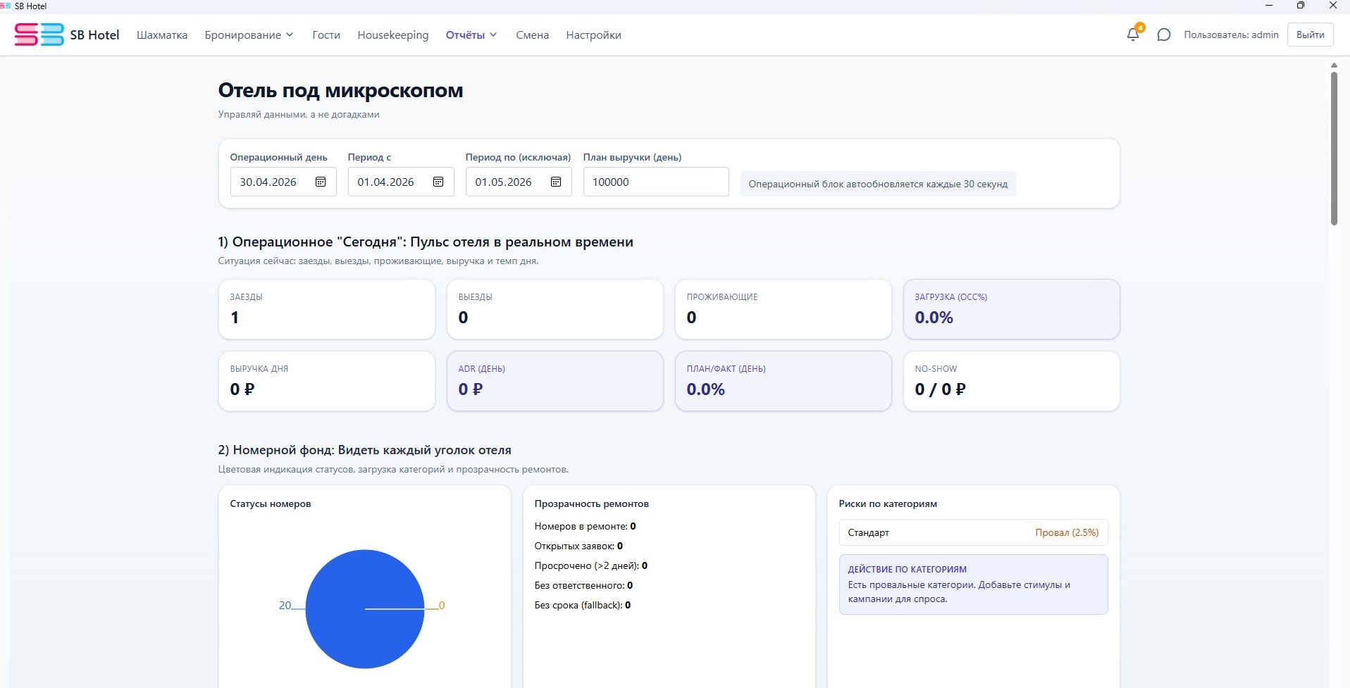ServiceBook Отель — скриншот